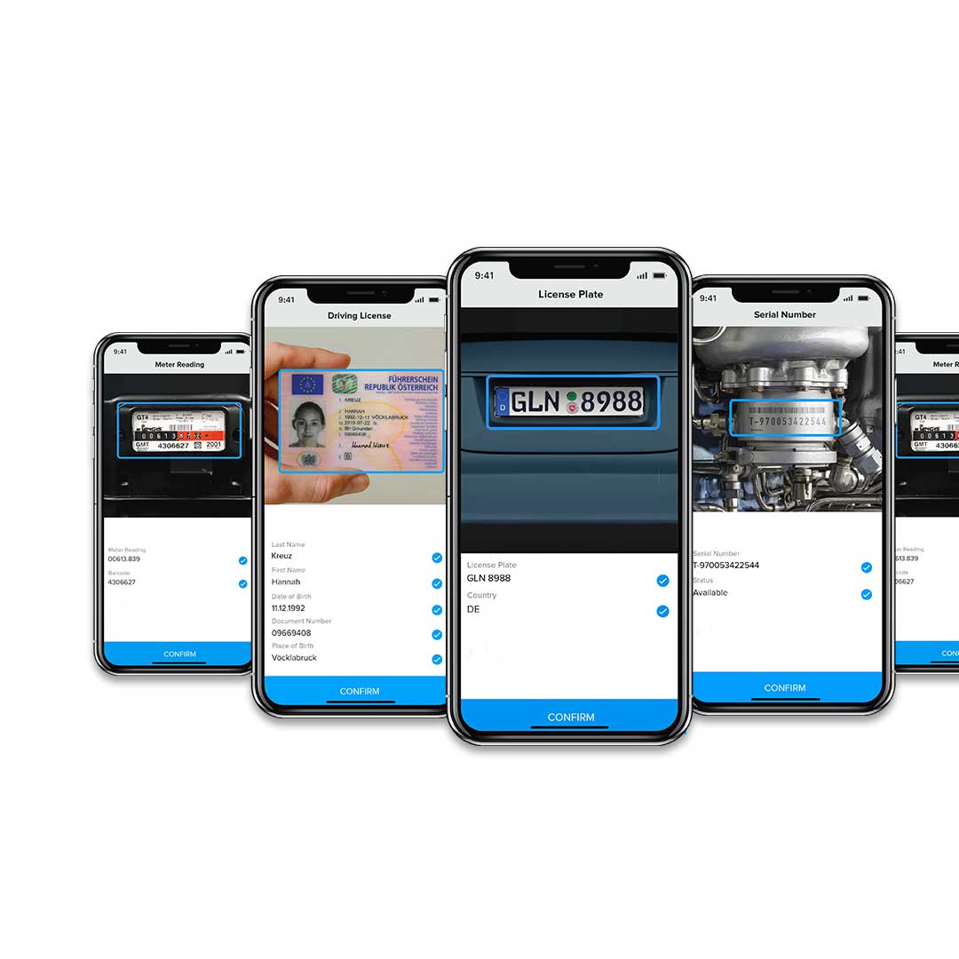 Anyline Mobile Scanning Solutions for Smart Data Capture - integrate mobile scanning & mobile OCR technology into apps and websites