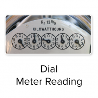 dial meter reading