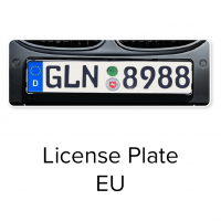 german license plate