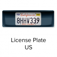 us license plate