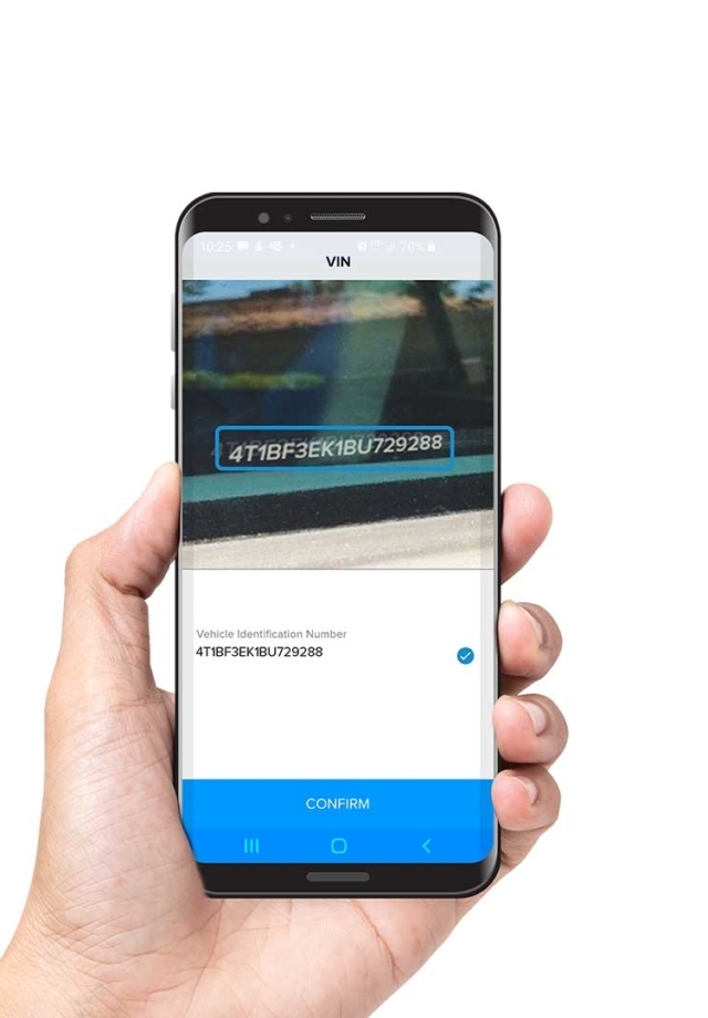 Scan VIN with Mobile Devices - Anyline VIN Scanning - Mobile Scanning SDK