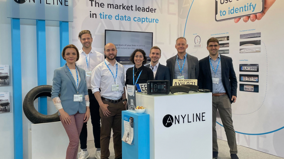 Anyline team at Tire Cologne 2022