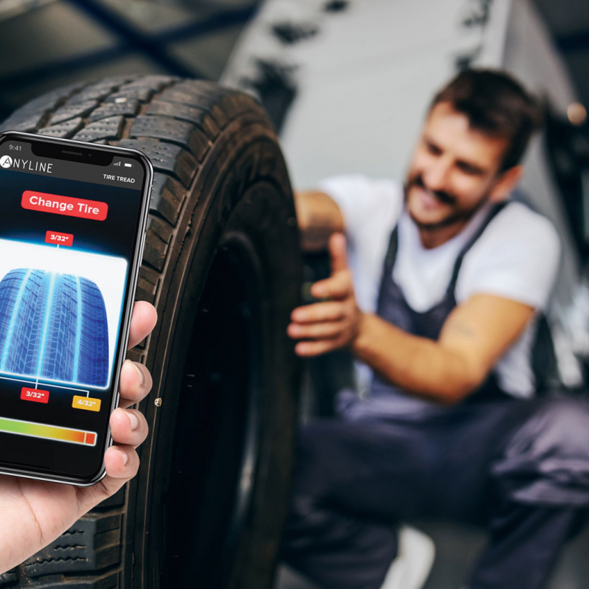 Anyline's software solution, which accurately and reliably measures tire tread depth, is expected to revolutionize the automotive industry