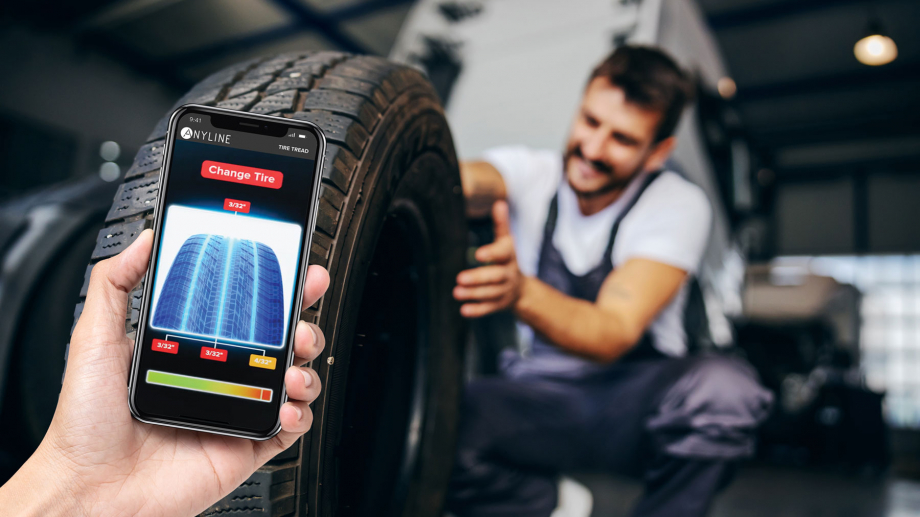 Anyline's software solution, which accurately and reliably measures tire tread depth, is expected to revolutionize the automotive industry