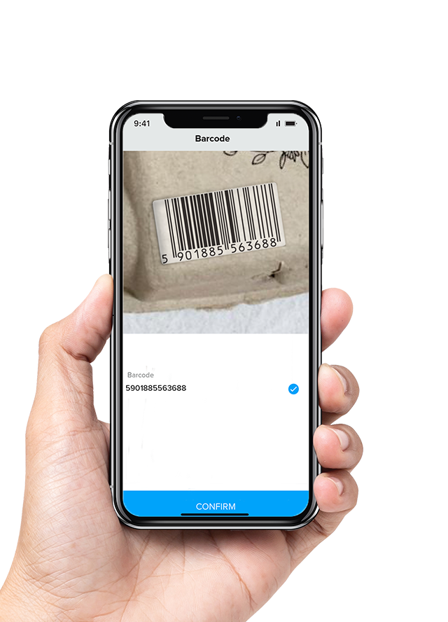 Mobile barcode scanner