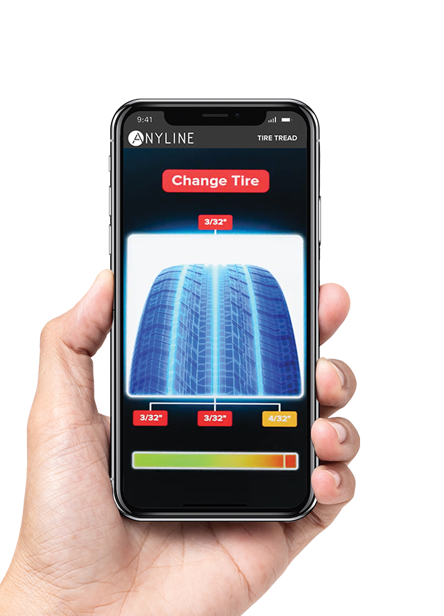 mobile tire tread scanner