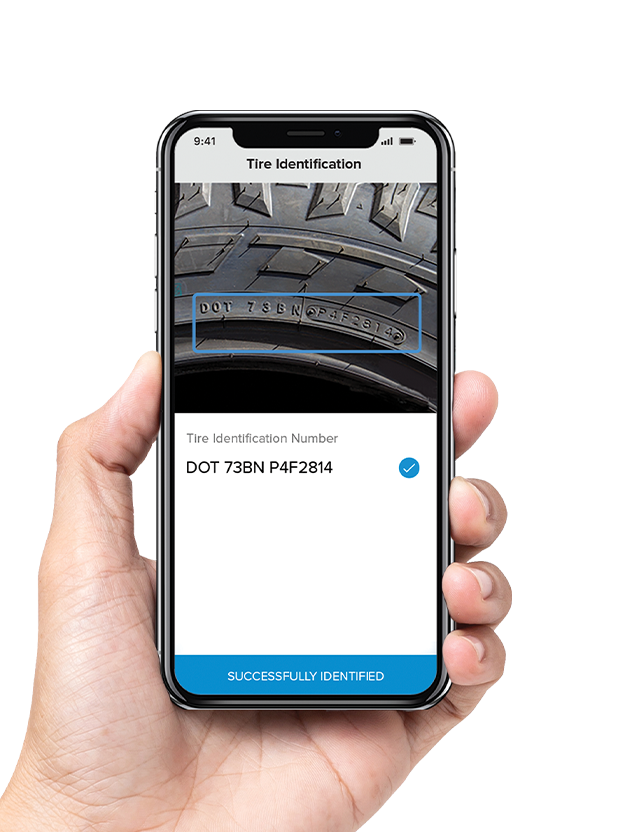 phone with tire scanner