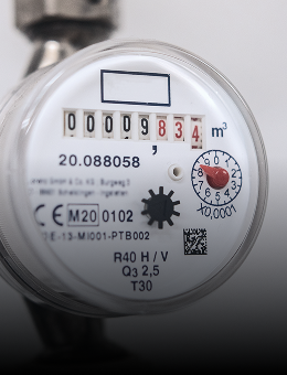 Analog meter that can be read by the Anyline meter scanner